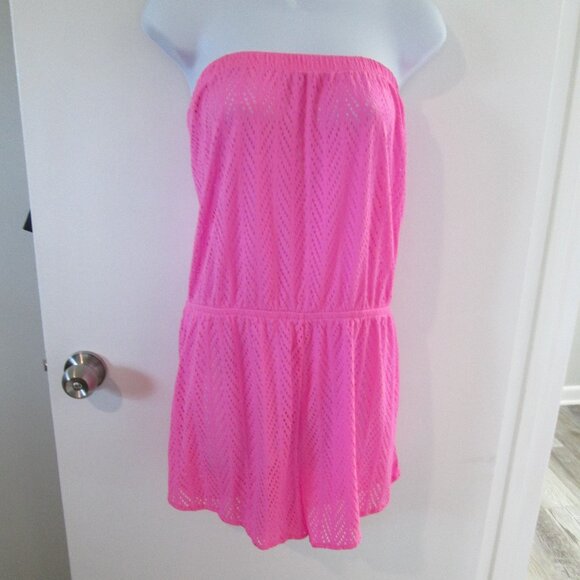 Hurley Juniors' Crocheted Tube Cover-Up Romper NWT Sz XL - Picture 5 of 10